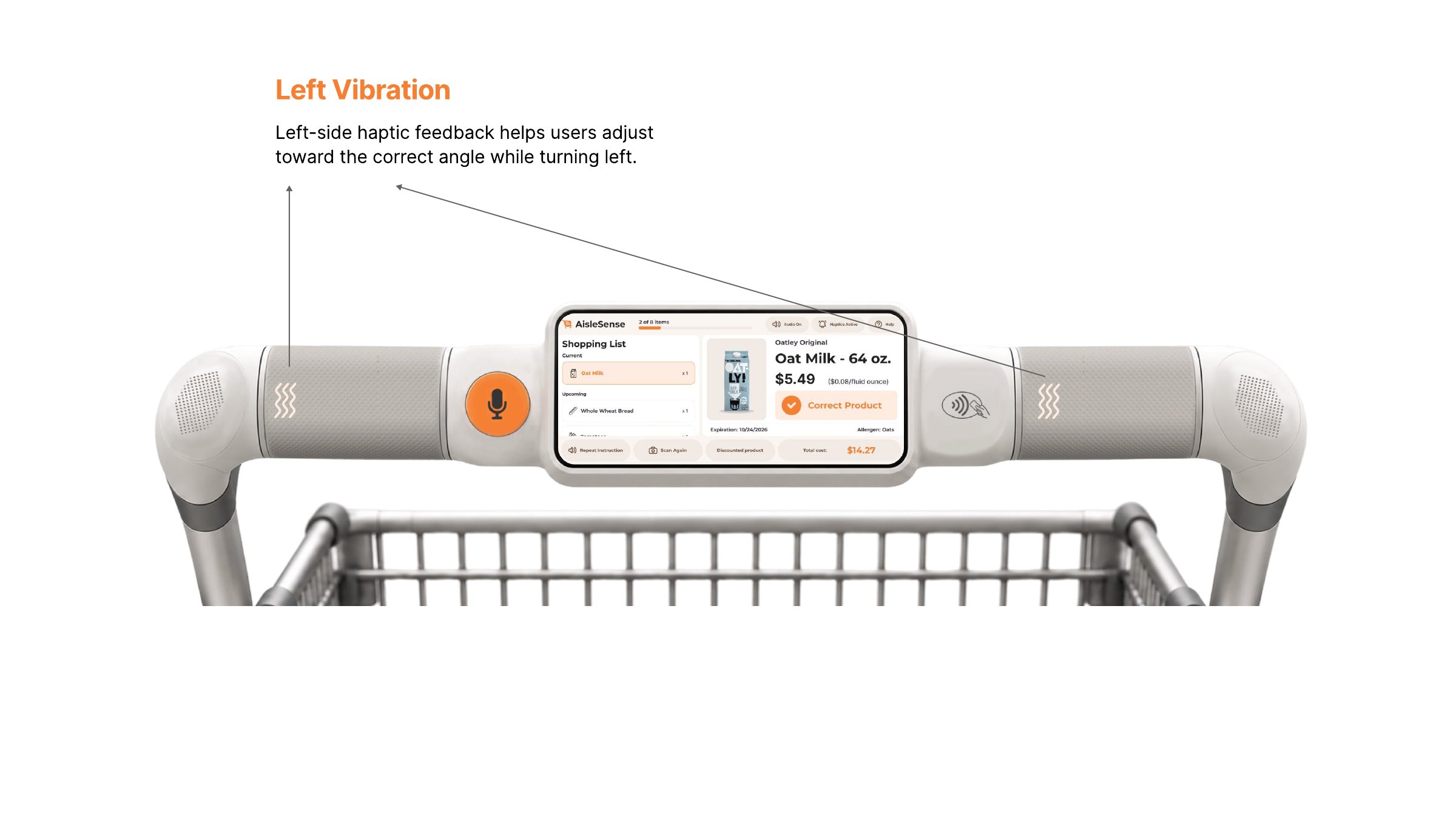 Aisle Sense presentation: Left vibration