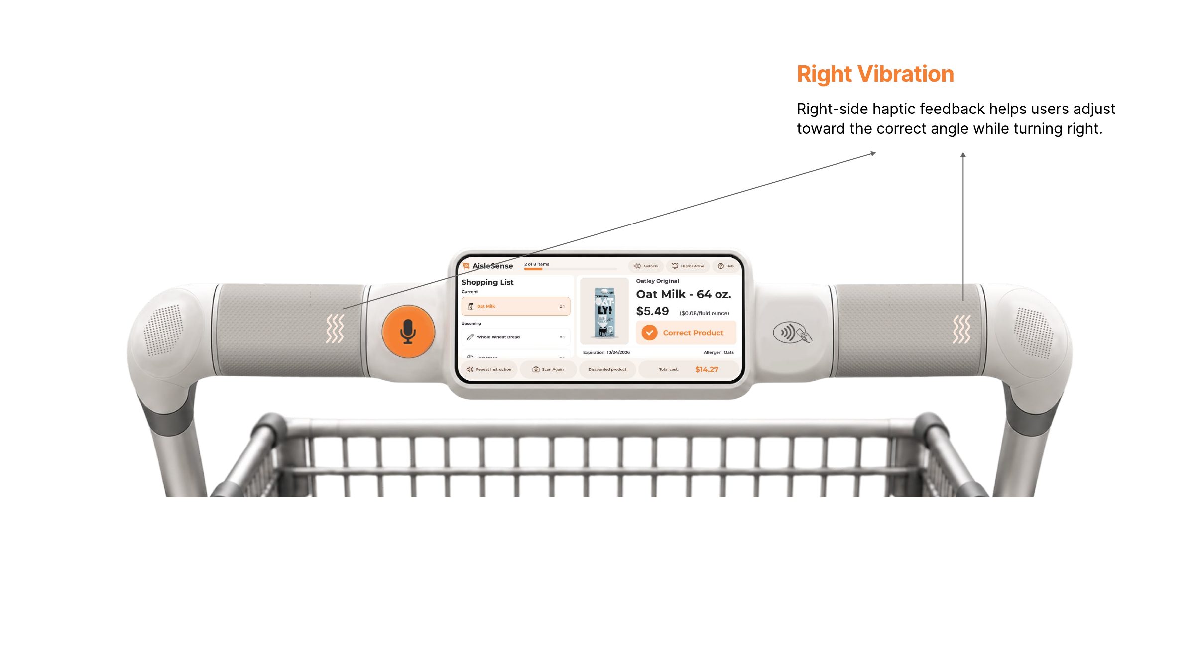 Aisle Sense presentation: Right vibration