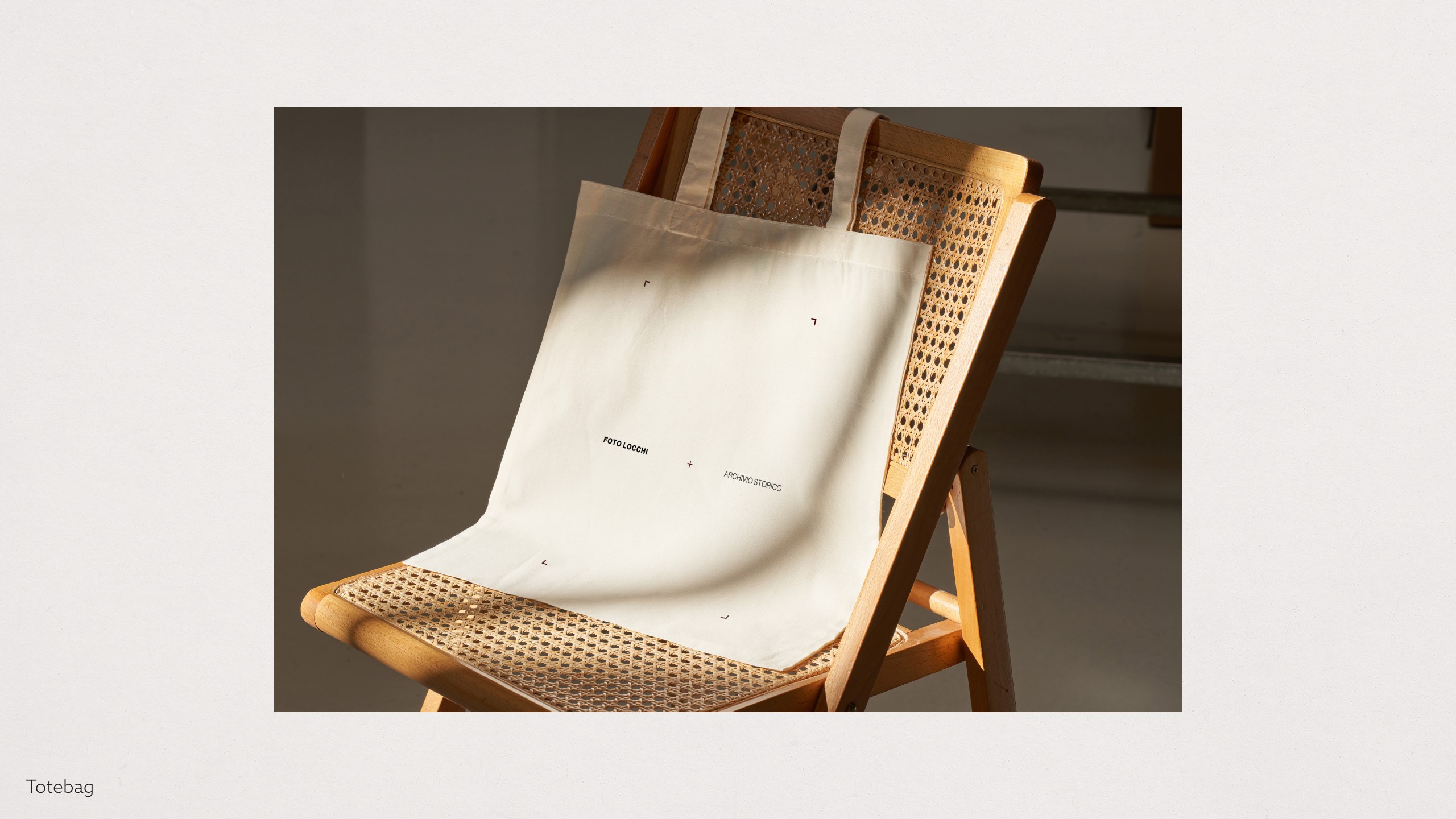 Foto Locchi presentation: Totebag